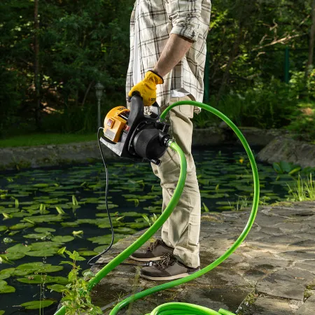 Насосная станция DENZEL PS500C, 500 Вт, напор 35 м, 2200 л/ч, ресивер 2 л, блок управления