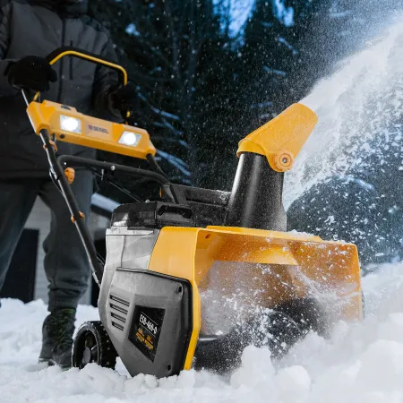 Снегоуборщик аккумуляторный DENZEL ESB-460-0, Li-Ion, 36В