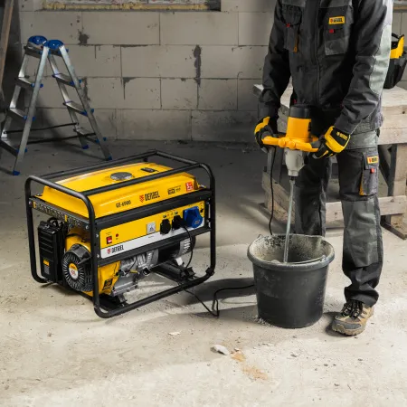 Генератор бензиновый DENZEL GE 6900, 5.5 кВт, 220 В/50 Гц, 25 л, ручной старт