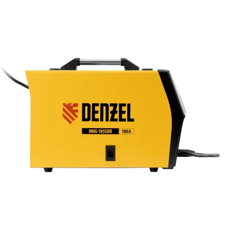 Аппарат инвертор DENZEL. полуавтомат. cварки IMIG-185SDR, 180 А, ПВ 60%, катушка 5 кг