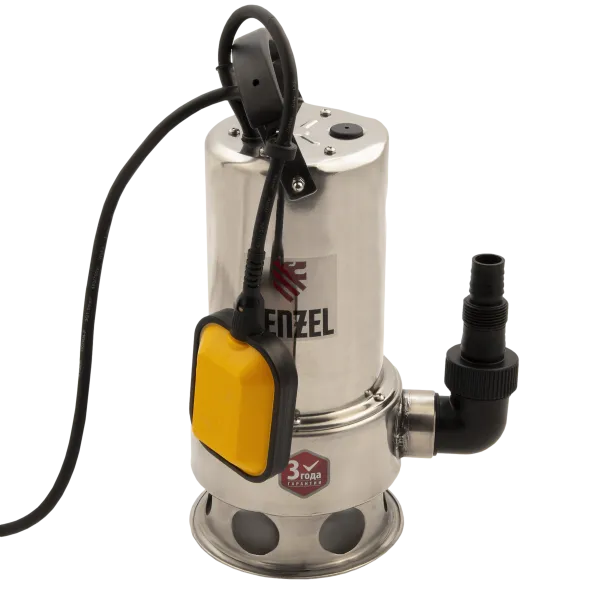 Дренажный насос DENZEL DP1100X, 1100 Вт, высота подъема 11 м, 15500 л/ч
