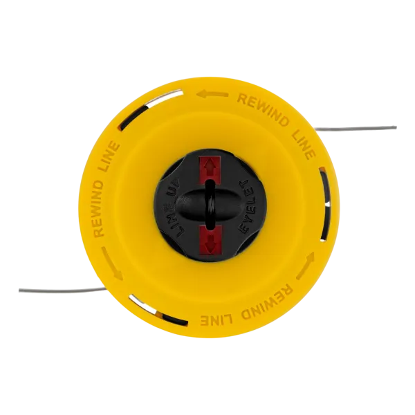 Катушка для триммера DENZEL 96324 полуавтомат, легкая заправка лески, M8 x 1.25, винт M8-M8