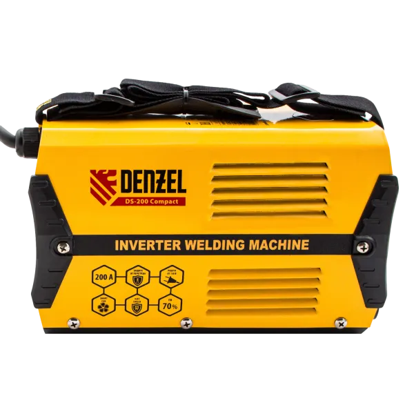 Аппарат инверторный дуговой сварки DENZEL DS-200 Compact, 200 А, ПВ 70%, 1.6-5 мм