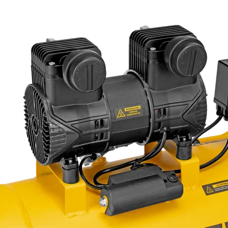 Компрессор безмасл. малошумный DENZEL DLP-1500/50, 1,5 кВт,50 л, 2850 об/мин, 250 л/мин