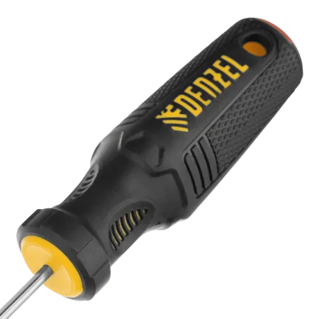 Отвертка DENZEL PH0х75 мм, CrV, трехкомпонентная рукоятка