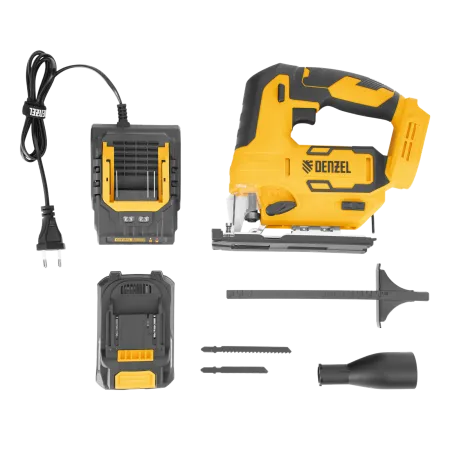 Лобзик аккумуляторный DENZEL CJH-20-80, Li-Ion, 20 В