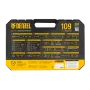 Набор инструментов DENZEL 1/2", 1/4", CrV, S2, пластиковый кейс, 109 предметов