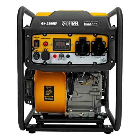 Генератор инверторный DENZEL GK-3800iF, 3,8 кВт, 230 В, ручной старт