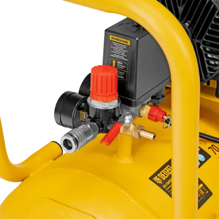 Компрессор безмасл. малошумный DENZEL DLP-1500/50, 1,5 кВт,50 л, 2850 об/мин, 250 л/мин