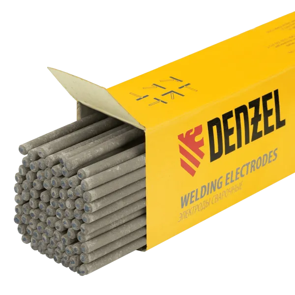 Электроды DENZEL DER-13/55, диам. 4 мм, 5 кг, основное покрытие