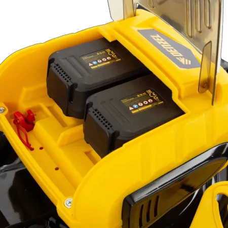 Газонокосилка аккумуляторная бесщеточная RLM450-36, Li-ion, 36 В, 4 Ач, 450 мм, травосборник 40 л Denzel