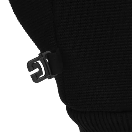 Перчатки универсальные DENZEL, двойные, работа с сенсорным экраном, вязанная манжета, размер 9