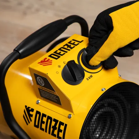 Тепловая пушка DENZEL SFH-5000, 230 В, 260 м3/ч, вентилятор 3 режима, 3/4.5 кВт