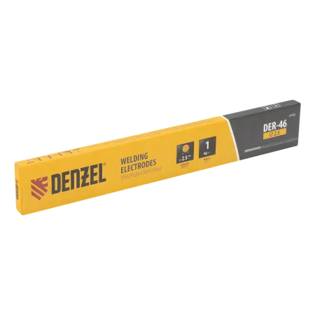 Электроды DENZEL DER-46, диам. 2,5 мм, 1 кг., рутиловое покрытие