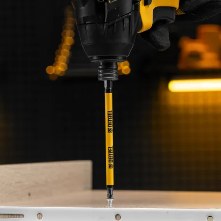 Бита DENZEL PH2х127, сталь S2, цилиндр., 5шт. Е 6,3