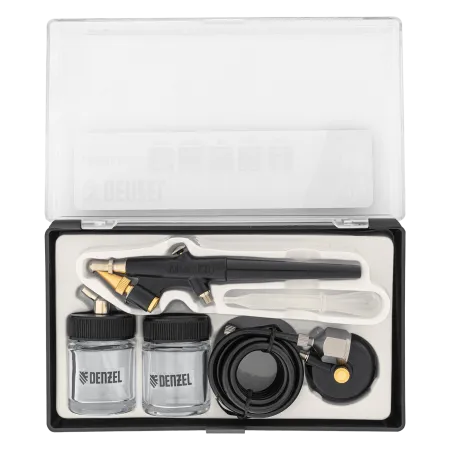 Аэрограф с нижним бачком DENZEL AB2, 0,8 мм, 22 мл, 11 л/мин