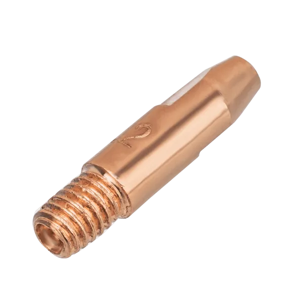 Токосъемный наконечник под проволоку DENZEL 1,2 мм, М6х28, E-CU, 20 шт для MIG горелки тип 24