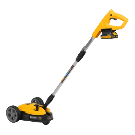 Портативная аккумуляторная газонокосилка DENZEL CLM-22, Li-ion, 20В, 220 мм