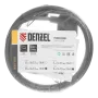 Шнур сетевой Energy Series DENZEL, ПВС, 1,5 м, 3 x 1,5 мм, с неразборной вилкой, черный