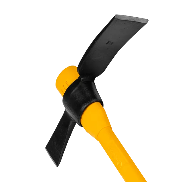 Кирка-топор DENZEL 2250 г, фиберглассовая обрезиненная рукоятка 900 мм