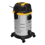 Пылесос строительный DENZEL RVC30, 1400 Вт, бак 30 л, шланг 3 м, розетка с автосинхр.