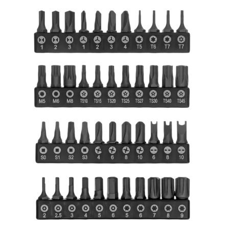 Набор инструментов DENZEL 1/2", 1/4", 3/8", CrV, S2, пластиковый кейс, 216 предметов