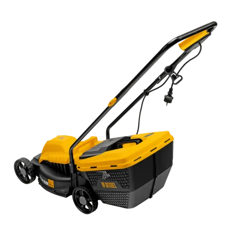 Газонокосилка электрическая DENZEL GM-1100, 1100 Вт, шир. 32 см, 3 уров., травосб. 30 л