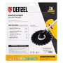 Диск для триммера DENZEL c долотообразной формой зуба, 230 х 25,4 26 зубов