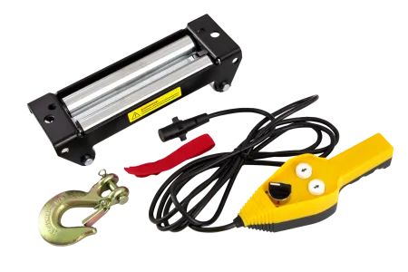 Лебедка автомобильная электрическая DENZEL LB-4000, 4.5 т, 3.7 кВт, 12В