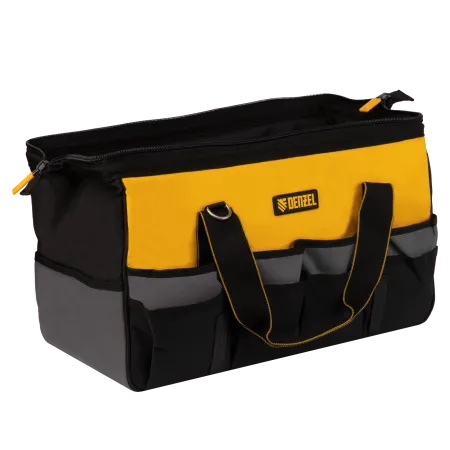 Сумка для инструмента DENZEL 500х245х300 мм, 20 карман.,съемный органайз. 10 карман.,наплеч. рем.