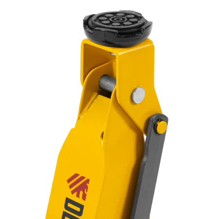 Домкрат гидравлический подкатной DENZEL 2 т, 135-385 мм, в пласт. кейсе