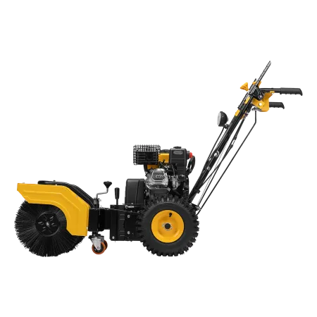 Снегоуборщик гибридный с функц. подметания DENZEL SWB-600, 212 сс, руч. старт, 2 насадки