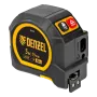 Лазерный дальномер с рулеткой LT-40 DENZEL 5м x 19 мм, дальномер 40м, автомат. фиксация