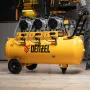 Компрессор безмасляный, малошумный DENZEL DLS 1800/100,1800 Вт, 3x600, 100 л, 345 л/мин