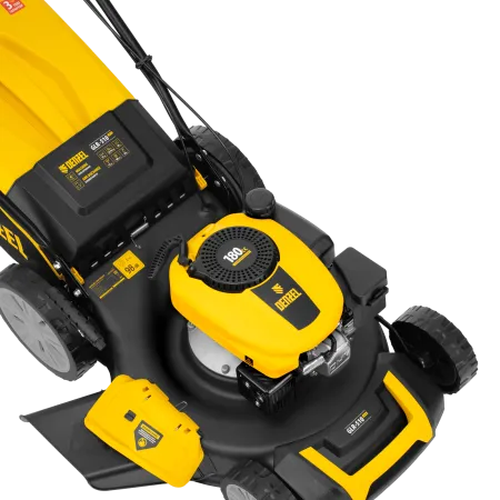 Газонокосилка бензиновая DENZEL GLR-510SP-K, 180 см3, ширина 51 см, привод, травосборник 65 л