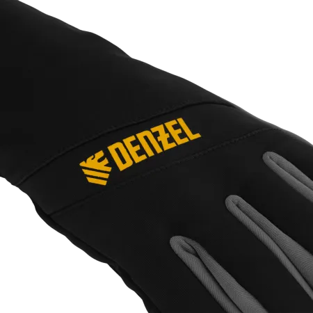 Перчатки универсальные DENZEL, двойные, работа с сенсорным экраном, размер 9
