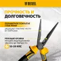 Длинногубцы прямые DENZEL 205 мм, трехкомпонентные рукоятки