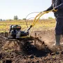 Мотоблок DENZEL DPT-270X, 7 л.с, дисковое сцепление,  фрез 3 x 4, ВОМ, передачи 2В/1Н