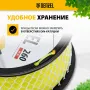 Леска для триммера DENZEL 96286 звезда, 2,4мм х 260м, на DIN катушке FLEX CORD