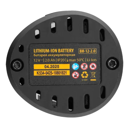 Дрель-шуруповерт аккумуляторная бесщет. DENZEL CDH-BL-12, Li-Ion, 12 В