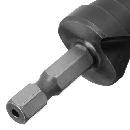 Сверло ступенчатое DENZEL 4-6-8-10-12-14-16-18-20 мм, Р6М5, 6-гр. хвостовик