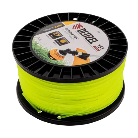 Леска для триммера DENZEL 96281 круглая, 2,7мм х 151м, на DIN катушке FLEX CORD