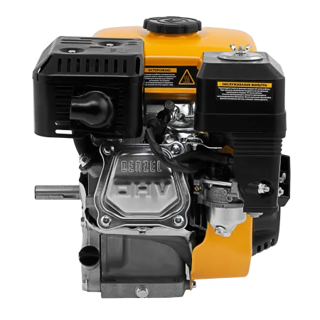 Двигатель бензиновый RX-17K, 7 л.с., 212 см3, горизонтальный вал шпонка 19 мм Denzel