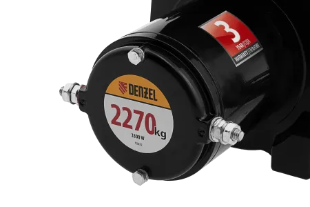 Лебедка автомобильная электрическая DENZEL LB- 2200, 2,2 т, 3,3 кВт, 12 В