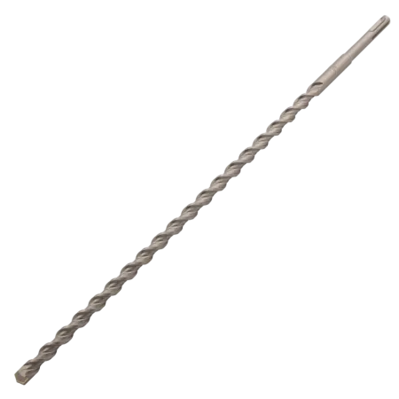 Бур по бетону DENZEL 705034, 14 x 460 мм, двойная спираль, три пылеотводящие кромки