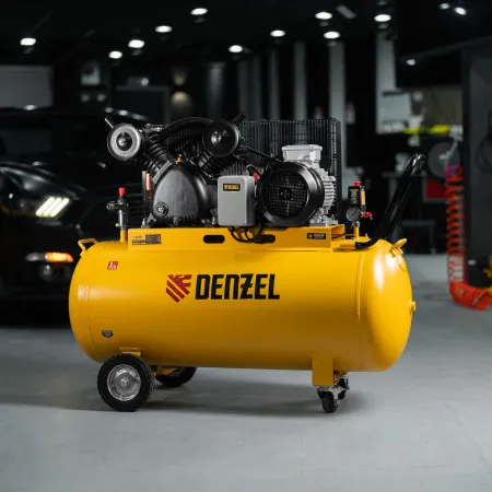 Компрессор воздушный DENZEL рем. привод BCV 5500-T/200, 5,5 кВт, 200 литров, 850 л/мин