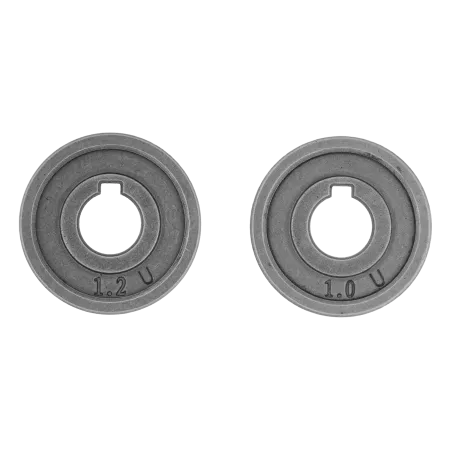 Подающий ролик DENZEL U профиль под алюминиевую проволоку 1,0-1,2 мм, 2 шт