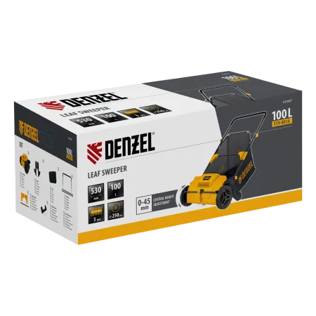 Механический собиратель листьев Denzel 100л