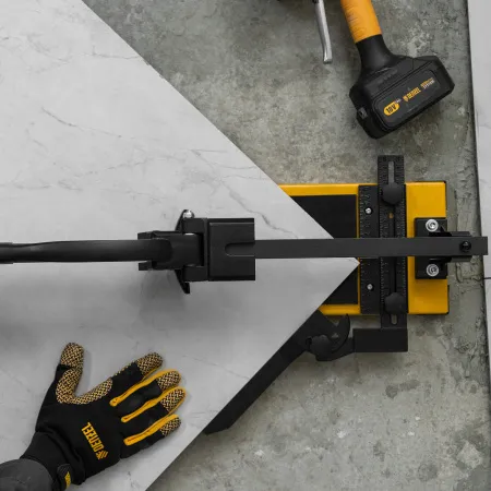 Плиткорез рельсовый DENZEL 1000х16мм, каретка на подш., стальная станина, усил. рукоятка-пенал