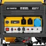 Генератор инверторный DENZEL GS-7500iFEA, 7,5 кВт, 230 В, открытый корпус, электростартер, ATS